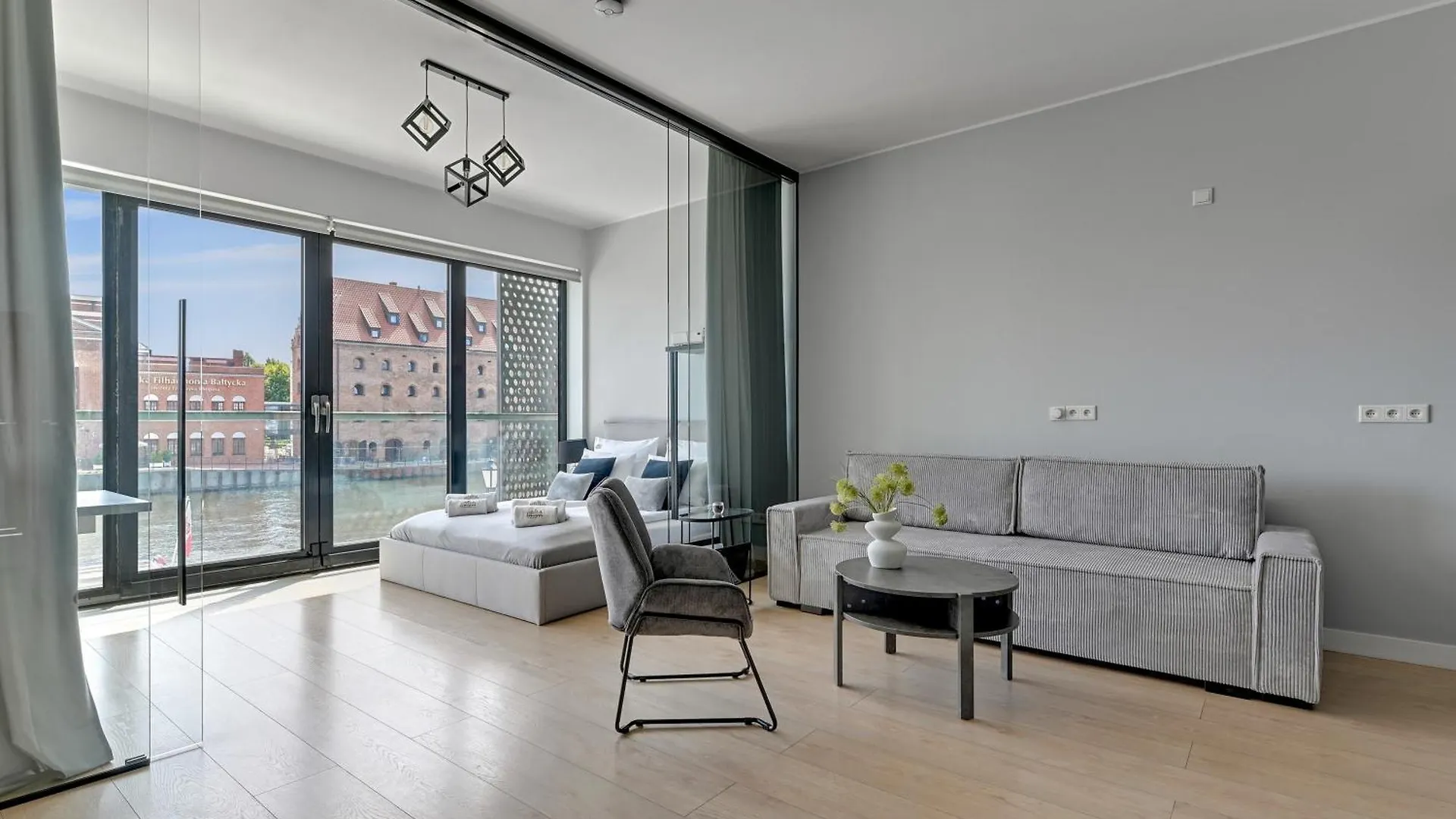 Symfonia Amazing River View Apartment By Downtown Apartments Γκντανσκ Πολωνία